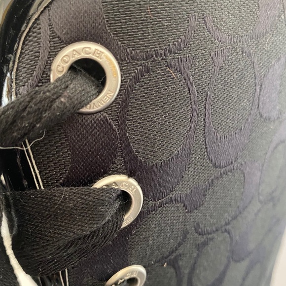 Sold- COACH Tristee signature fabric rubber boots - Picture 9 of 16